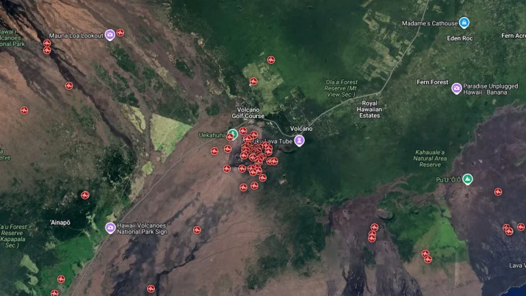 earthquakes under halemauma crater kilauea 7 days to january 15 2026