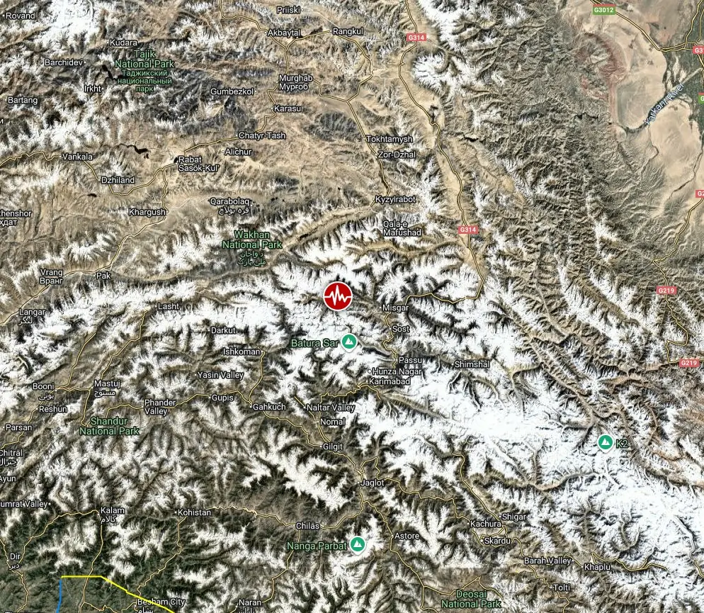 epicenter m5.9 earthquake barishal pakistan january 19 2026 bg