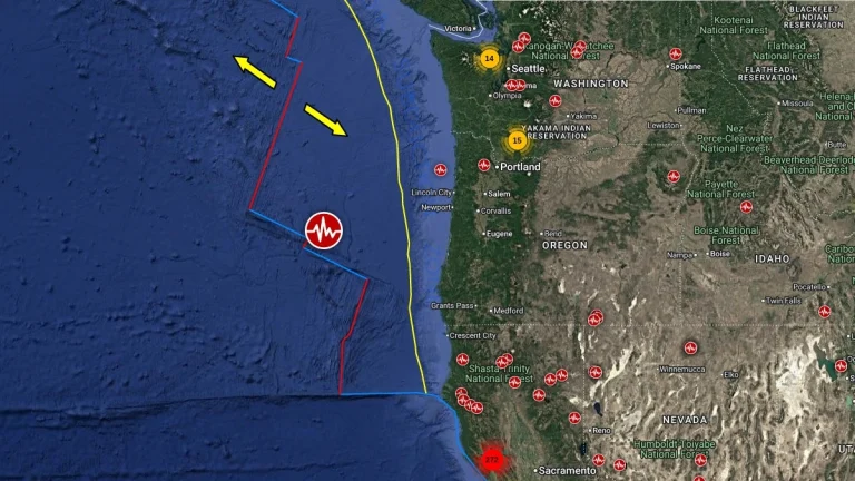 epicenter m6.0 earthquake off the coast of oregon united states january 16 2026