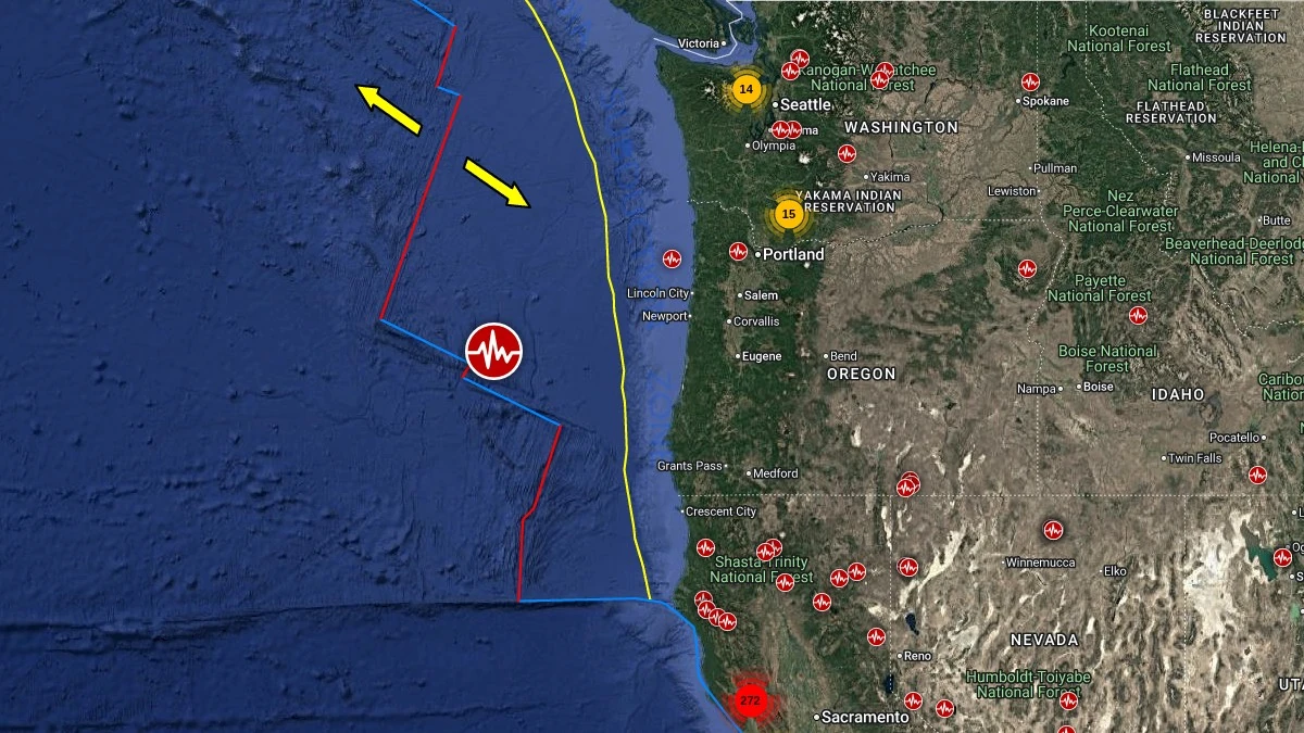 epicenter m6.0 earthquake off the coast of oregon united states january 16 2026