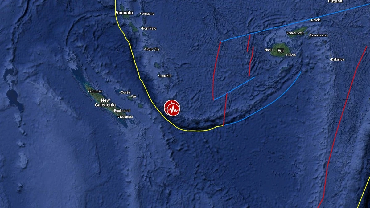 epicenter m6.0 earthquake southeast of loyalty islands new caledonia january 19 2026