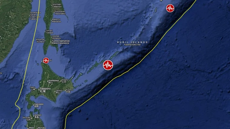 epicenter m6.2 earthquake kuril islands russia january 13 2026