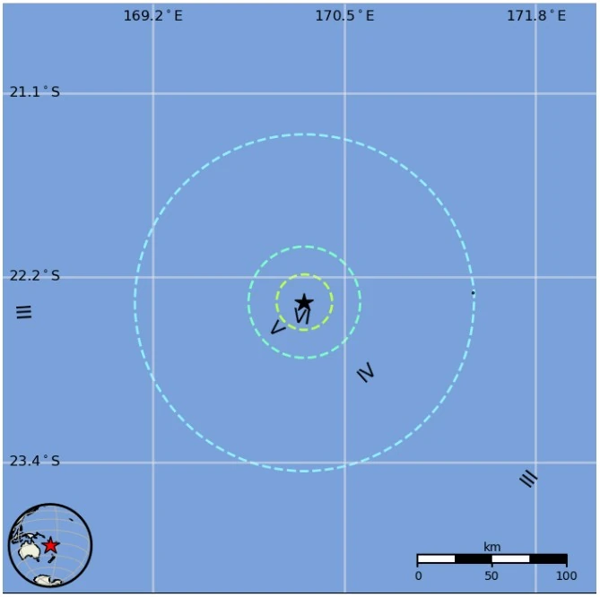 m6.0 earthquake southeast of loyalty islands new caledonia january 19 2026 usgs epe