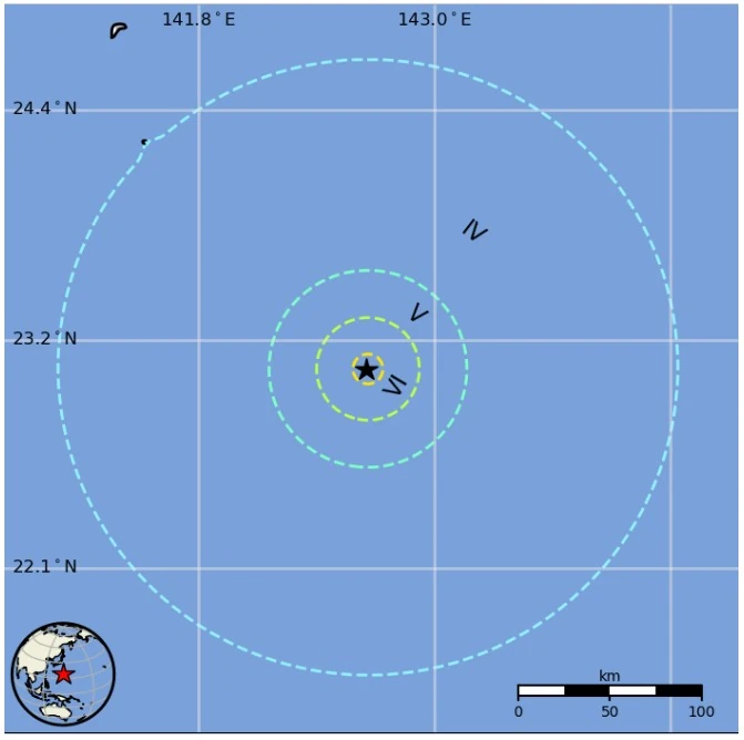 m6.1 earthquake volcano islands japan region january 21 2026 usgs epe