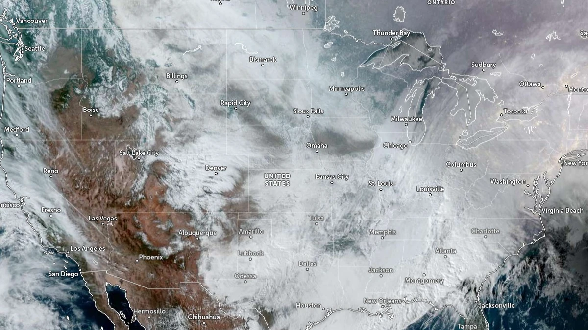satellite image winterstorm over united states at 2120 utc january 25 2026