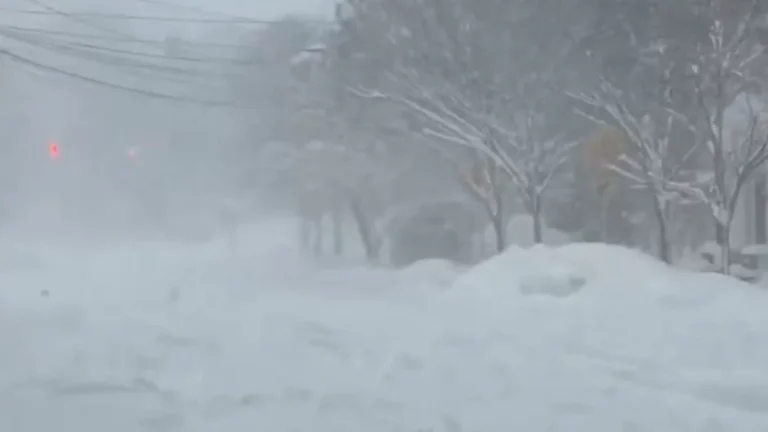 Blizzard in New Jersey on February 23, 2026