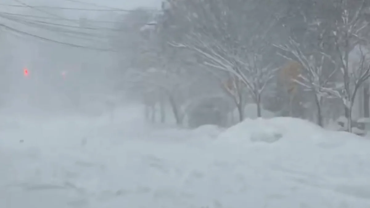 Blizzard in New Jersey on February 23, 2026
