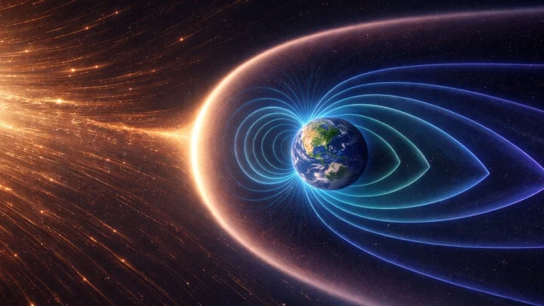 Earth and its protective magnetic field