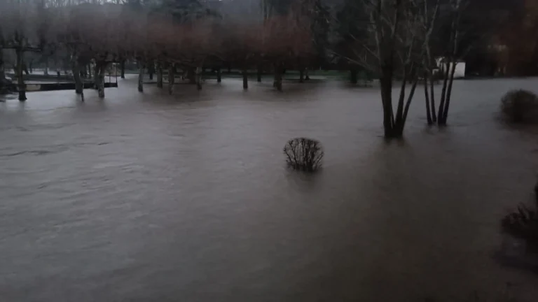 Flooding in France on February 12, 2026, due to Storm Nils. Credit: Florence Joubert