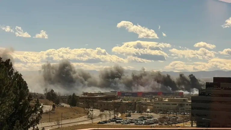 Grass fire in colorado