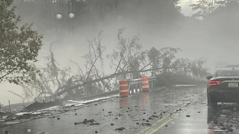 Tornado damage in Jefferson County, Alabama on February 26, 2026