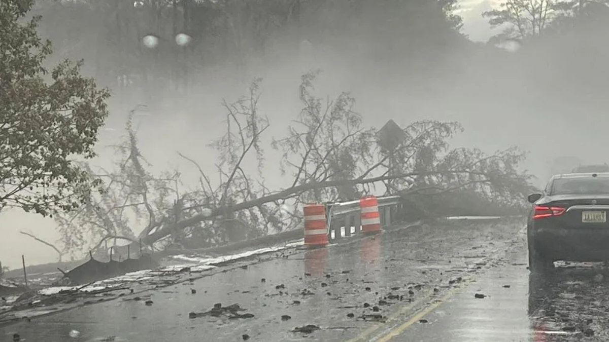 Tornado damage in Jefferson County, Alabama on February 26, 2026