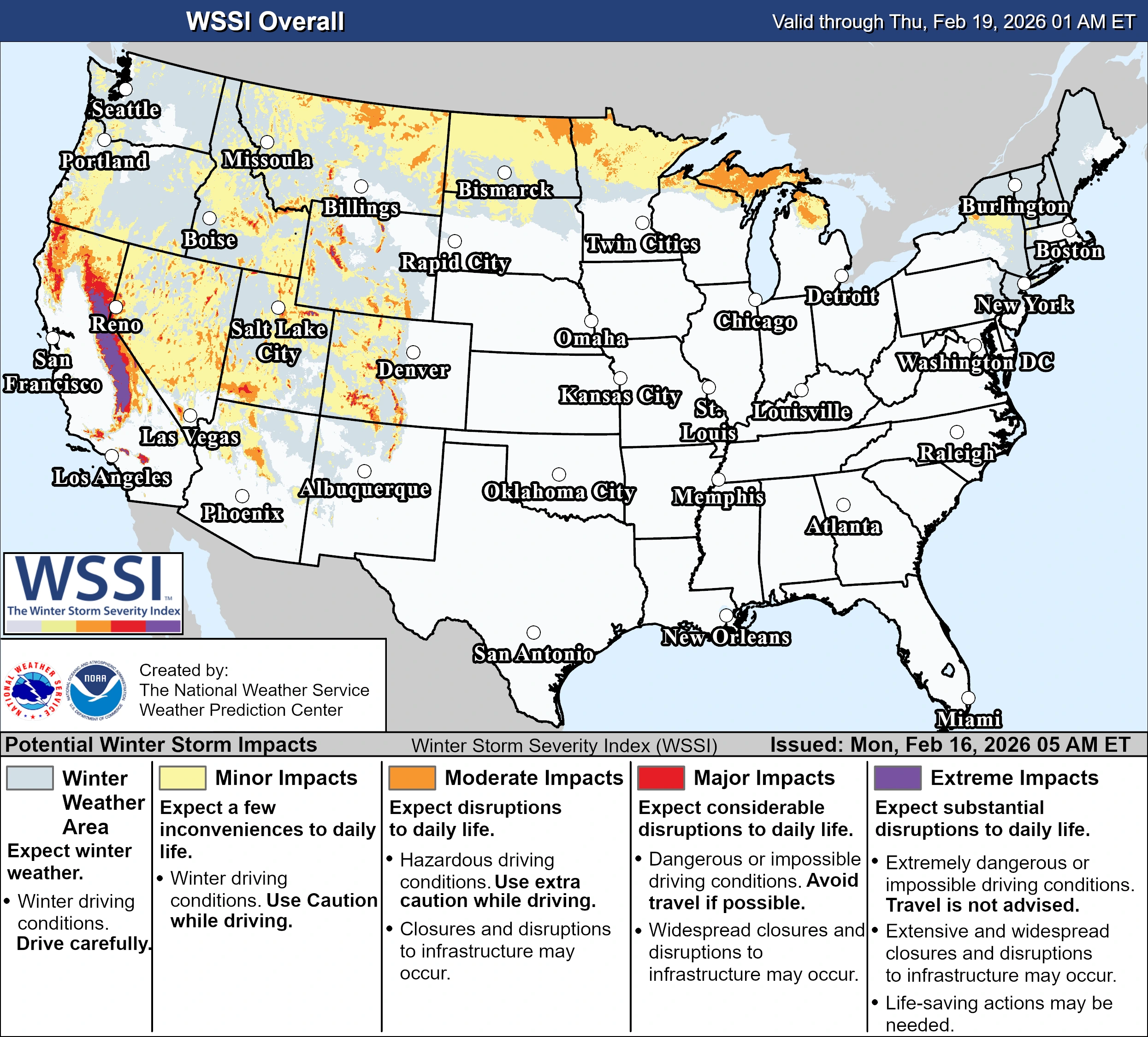WSSI_Overall_CONUS valid February 19 2026