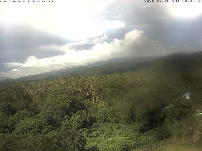 ambae volcano on february 24 2026 a