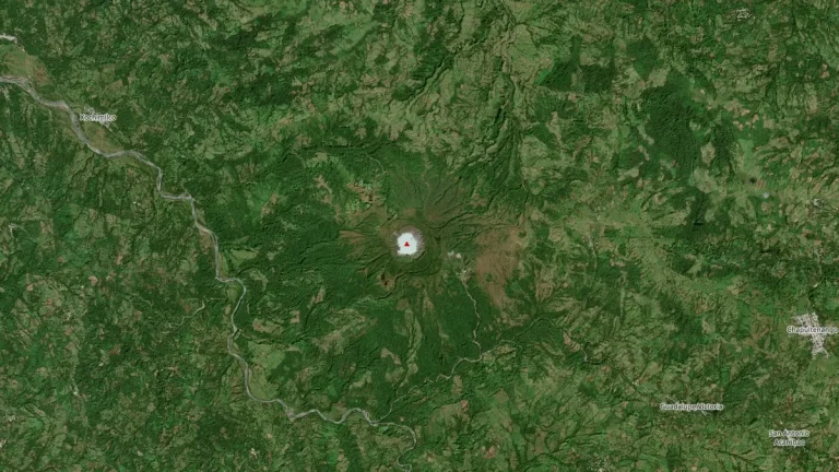 el chichon volcano mexico satellite image february 3 2026