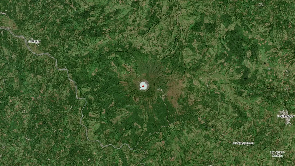 el chichon volcano mexico satellite image february 3 2026