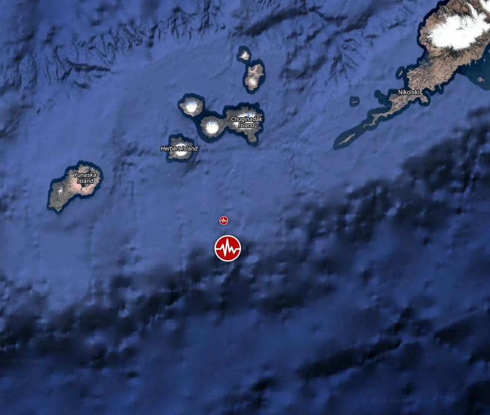 epicenter m6.1 earthquake nikolski alaska february 23 2026 bg