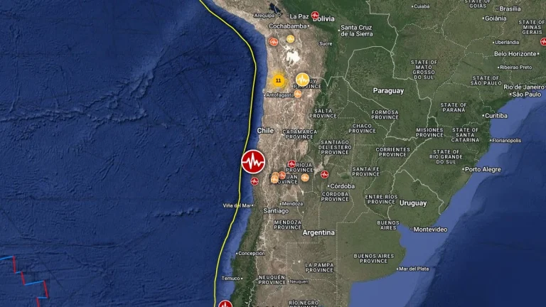 epicenter m6.2 earthquake coquimbo region chile february 12 2026