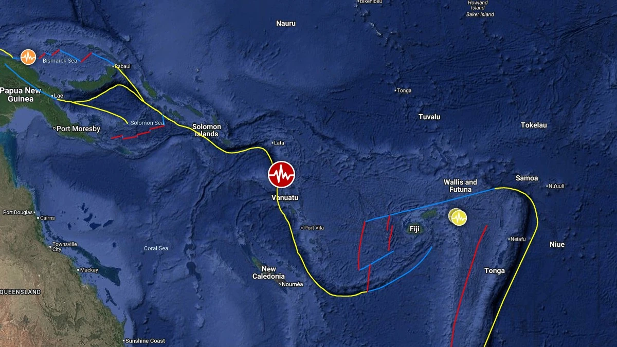 epicenter m6.4 earthquake port olry vanuatu february 14 2026