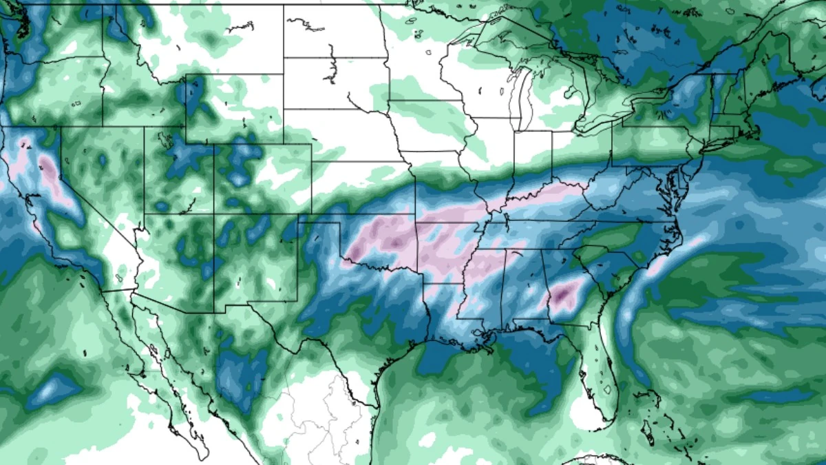 gfs total accumulated precipitation from 00 utc feb 10 to 06 utc feb 16 2026