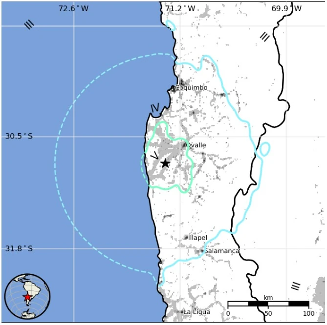 m6.2 earthquake coquimbo region chile february 12 2026 usgs epe