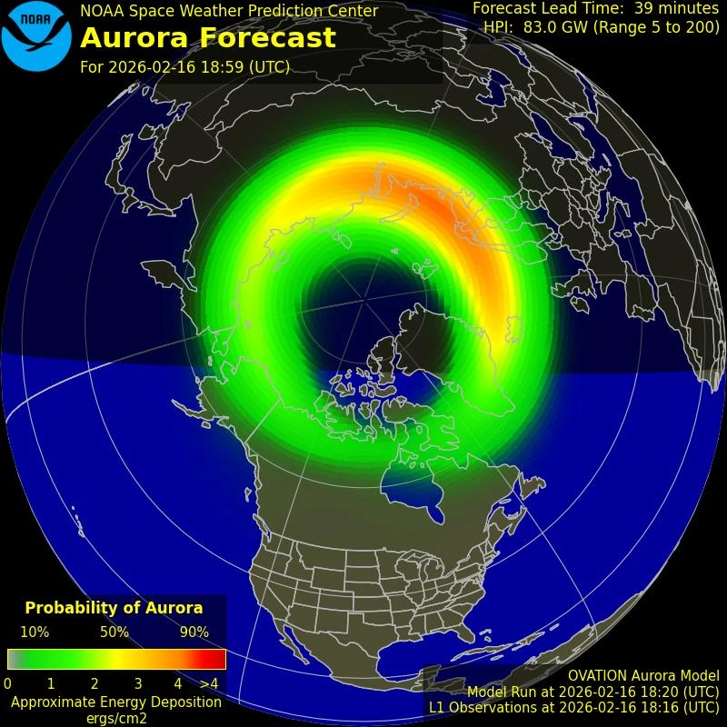 ovation aurora model 1859 utc feb 16 2026