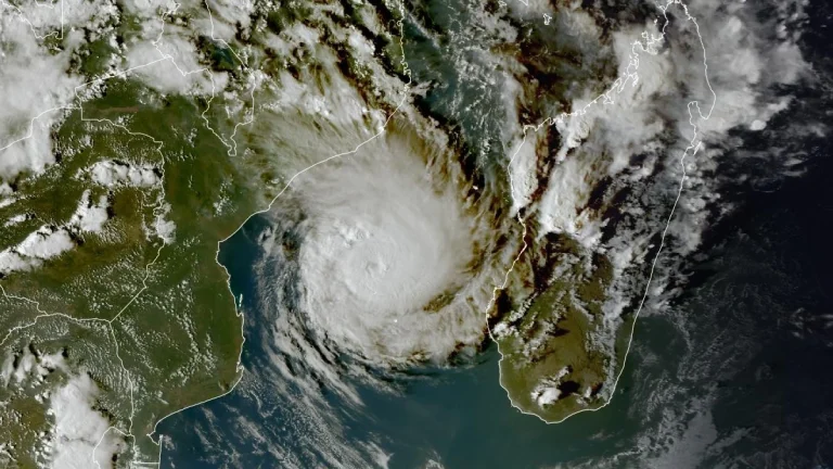 satellite image of tropical cyclone gezani at 1450 utc on february 12 2026