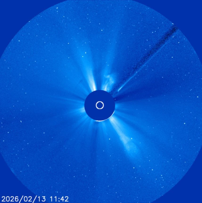 soho lasco c3 1142 utc february 13 2026