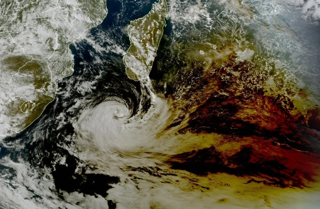 tropical cyclone gezani at 1300 utc on february 17 2026
