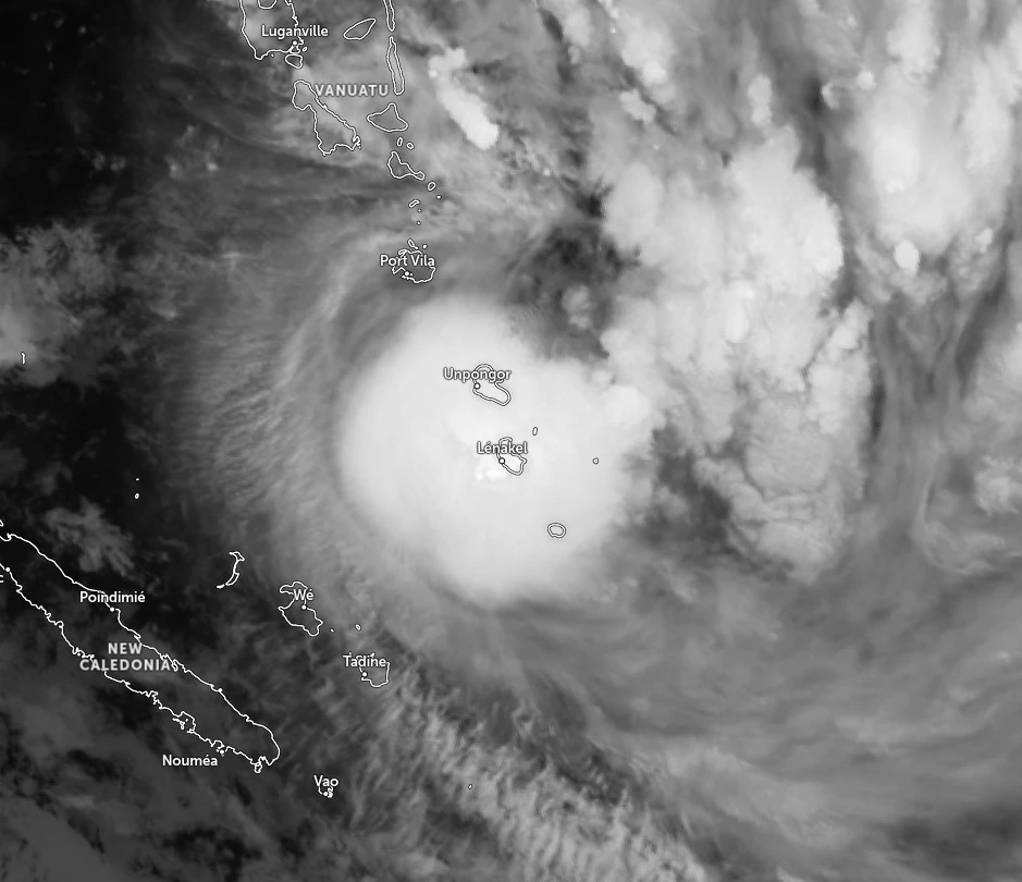 tropical cyclone urmil at 0910 utc february 27 2026
