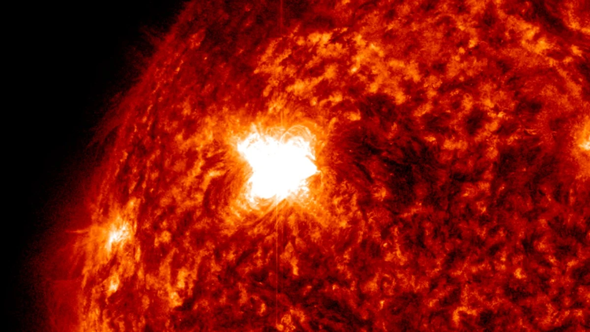x1.0 solar flare february 1 2026 sdo aia 304