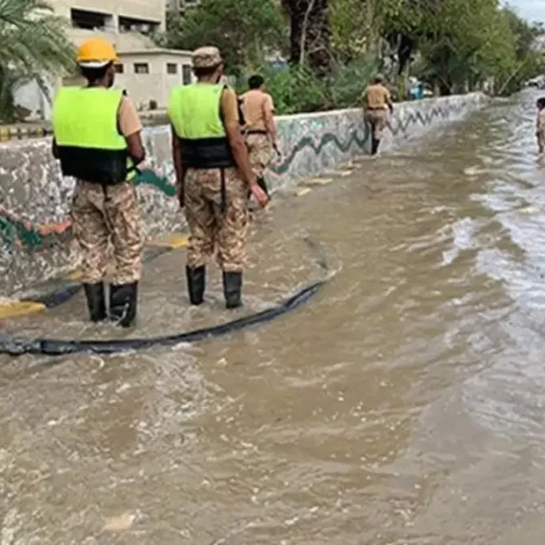Flooding in Karachi, Pakistan on March 19, 2026