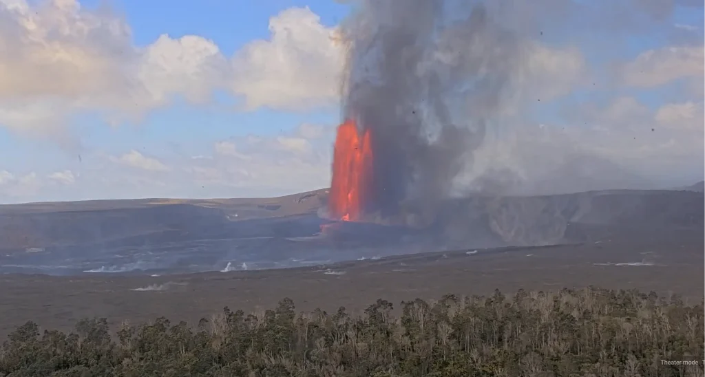 Kīlauea eruption episode 43 at Halemaʻumaʻu crater, Hawaiʻi, March 10, 2026