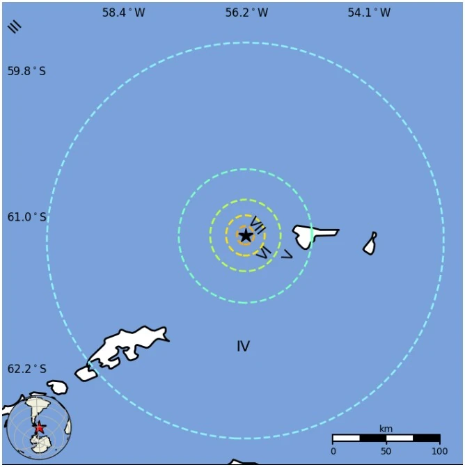 M6.6 South Shetland Islands earthquake March 20 2026 USGS epe