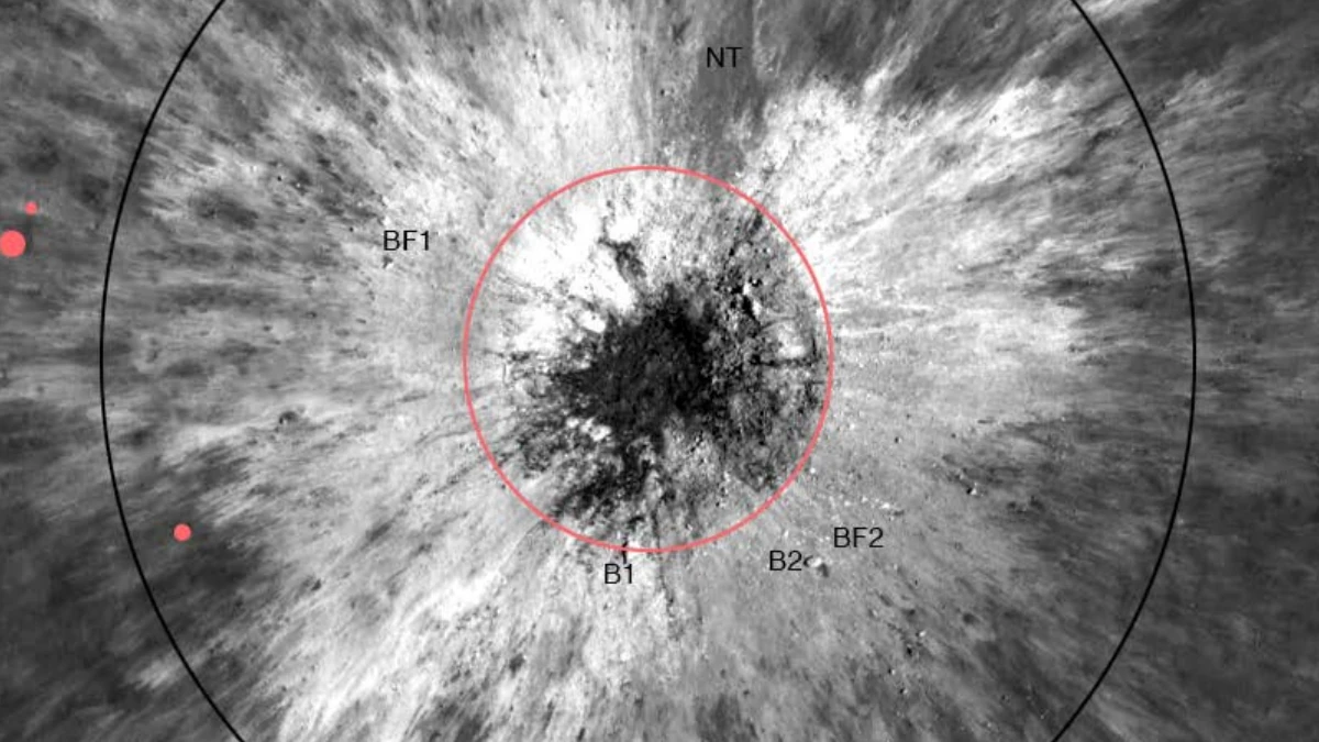 New impact crater discovered on moon