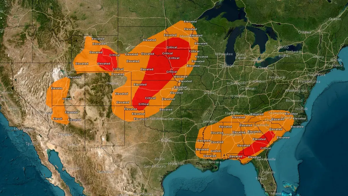 critical fire weather march 28 2026