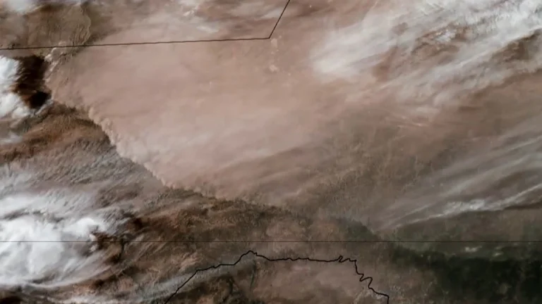 dust storm satellite image texas 2315 utc march 15 2026
