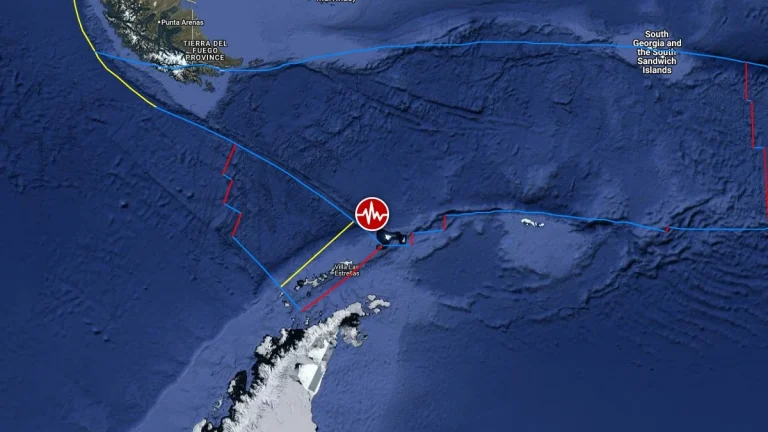 epicenter M6.6 South Shetland Islands earthquake March 20 2026