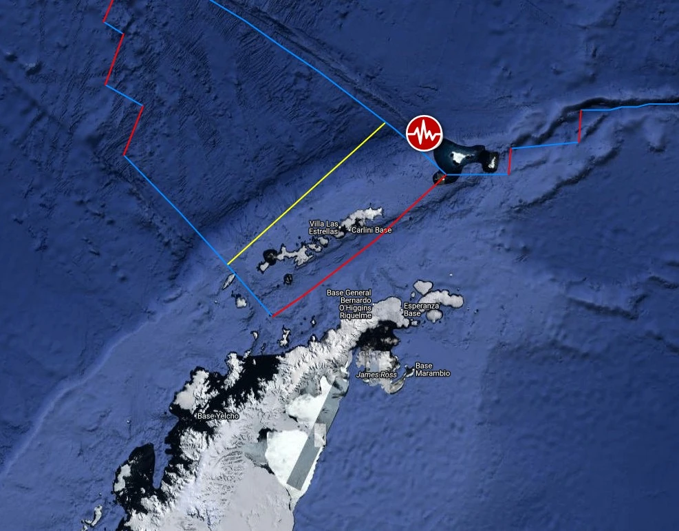 epicenter M6.6 South Shetland Islands earthquake March 20 2026 usgs