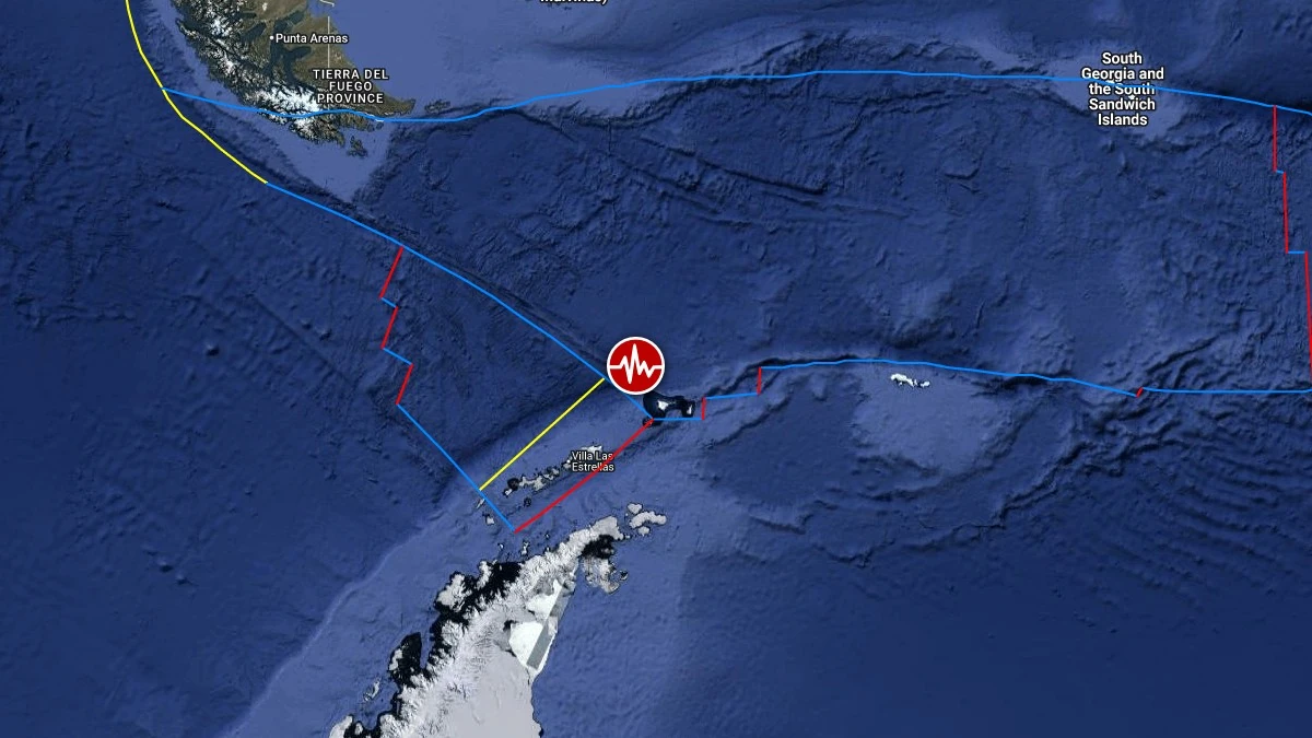 epicenter M6.6 South Shetland Islands earthquake March 20 2026