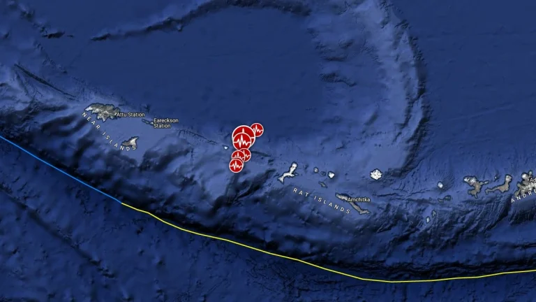 epicenter m6.4 earthquake rat islands aleutian islands alaska march 4 2026