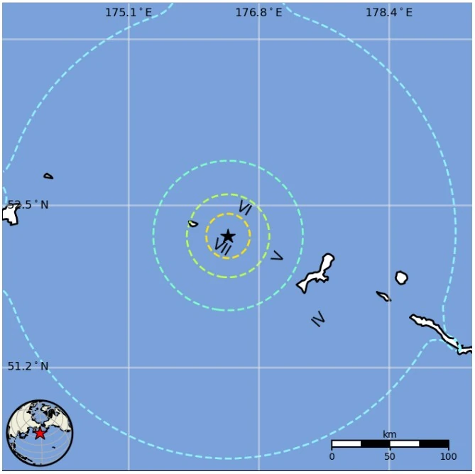 m6.4 earthquake rat islands aleutian islands alaska march 4 2026 usgs epe