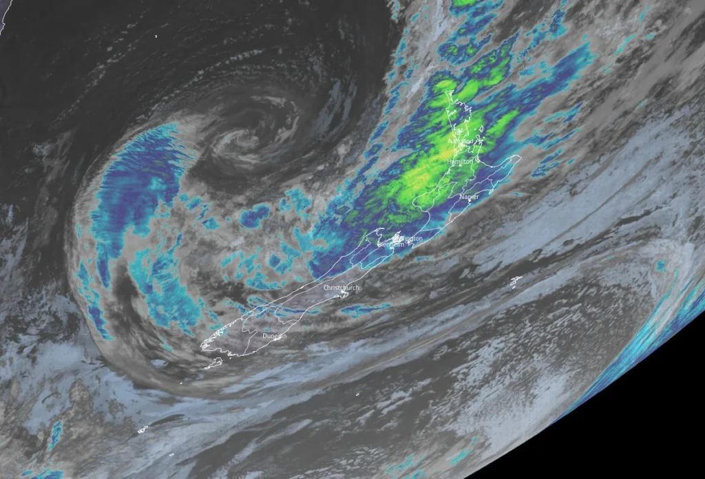 new zealand satellite image 1430 utc march 25 2026 himarari-9
