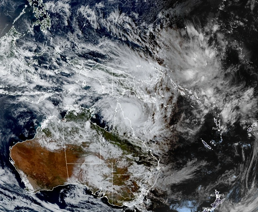 tropical cyclone narelle 0720 utc march 19 2026 satellite image jma himawari bg0