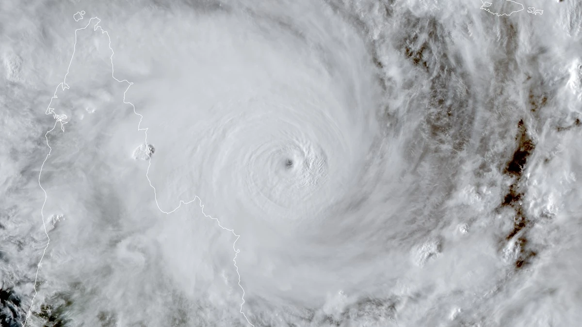 tropical cyclone narelle 0720 utc march 19 2026 satellite image jma himawari f