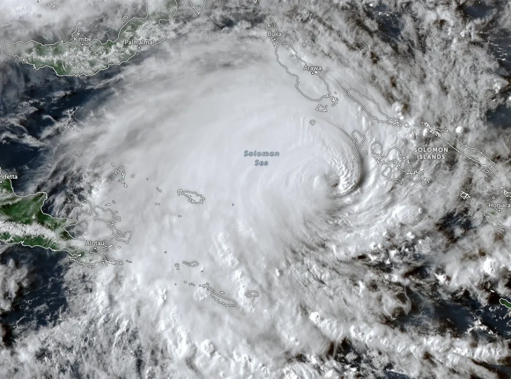 Severe Tropical Cyclone Maila satellite image 0610 utc april 8 2026 bg