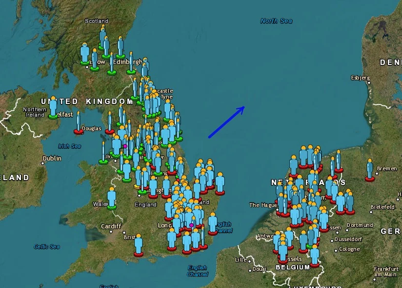 bright fireball over uk on april 12 2026 trajectory