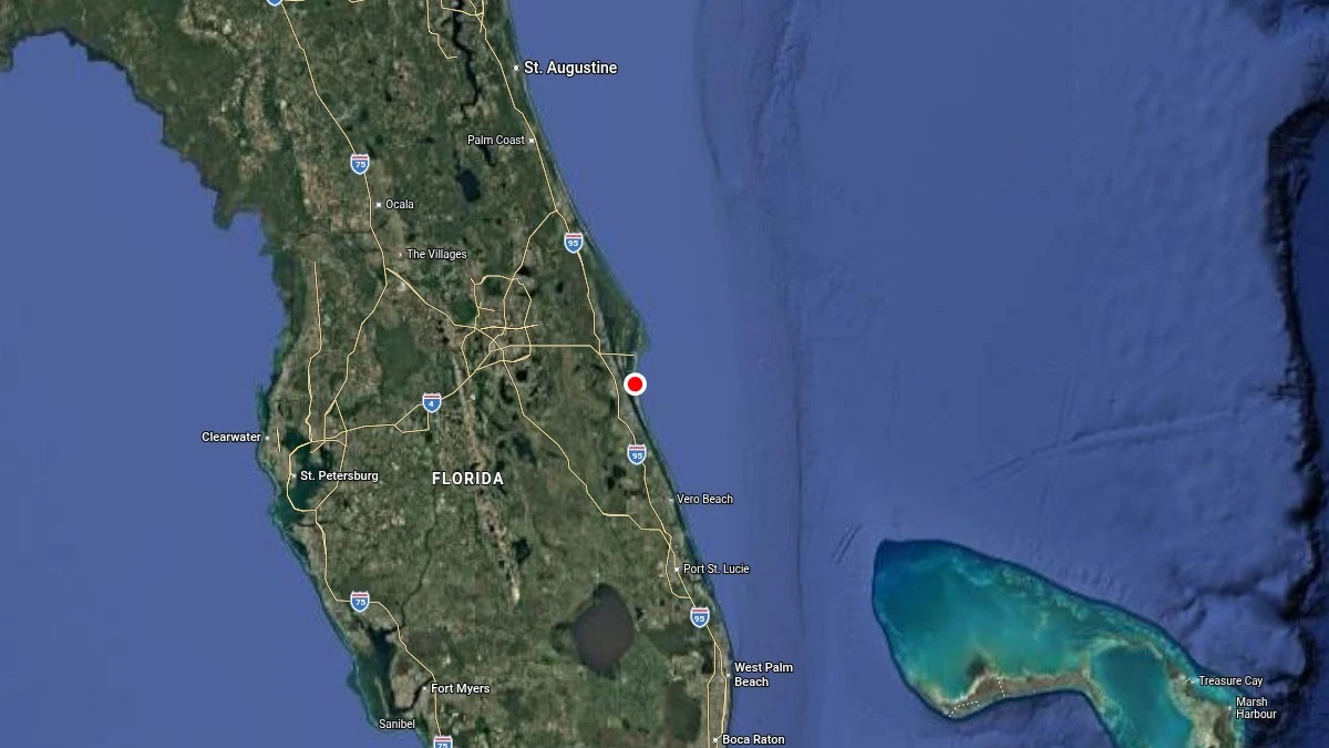 cocoa beach florida location map