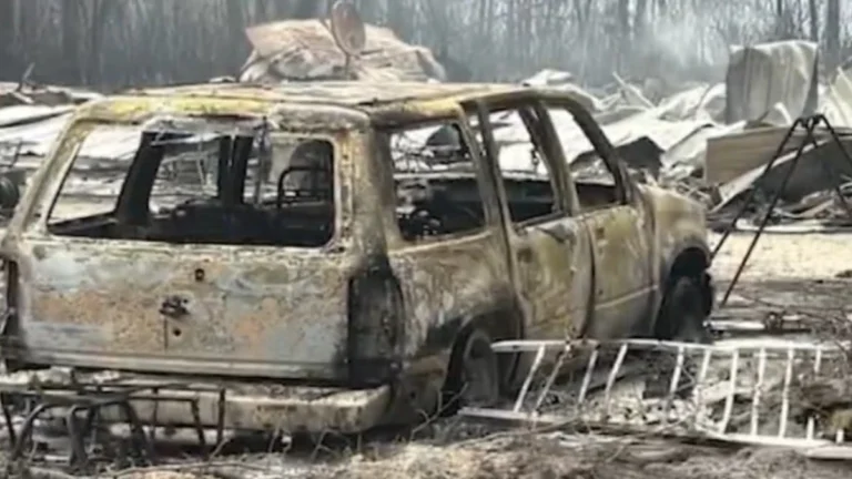 damage caused by highway 82 fire in georgia april 2026