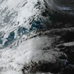pacific ocean satellite image centered over hawaii at 0400 utc on april 7 2026